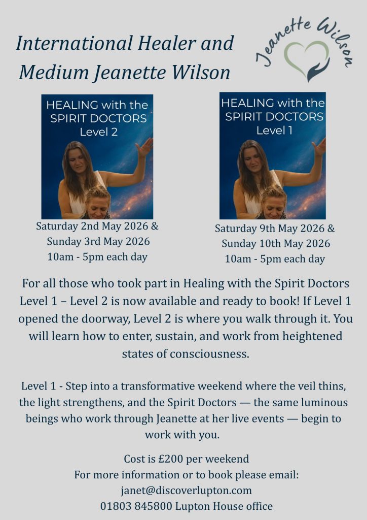 Jeanette Wilson Healing with Spirit Doctors Level 1 & 2