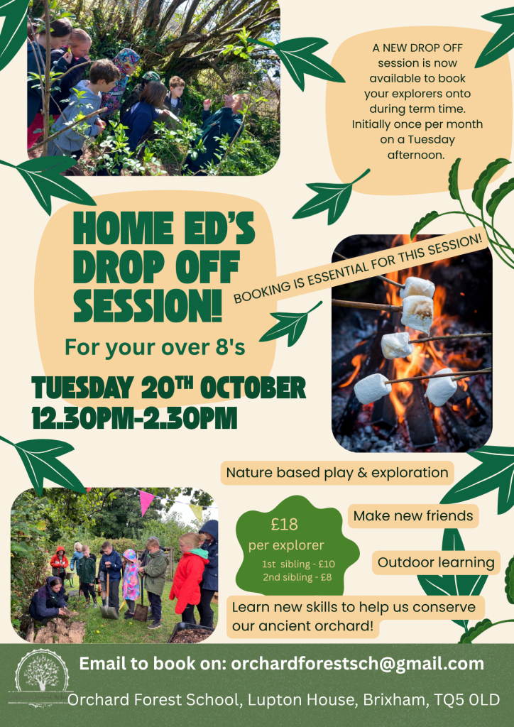 Home Ed’s Drop Off Session at Orchard Forest School
