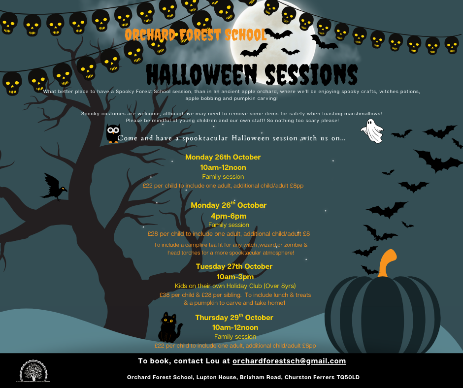 Halloween Sessions at Orchard Forest School